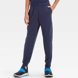 All In Motion Kids Blue Pull-On Drawstring Mesh Jogger Pants. 6-7. 6. 7. NEW.